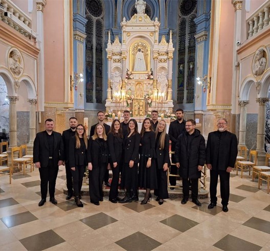 Pučki pivači KBF-a održali koncert u bazilici Majke Božje Bistričke